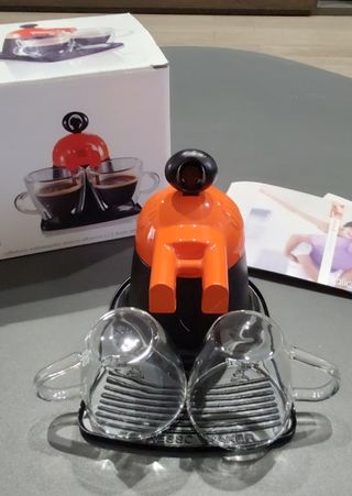 Caffettiera Brandani arancione