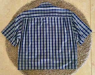 Camicia Wrangler a quadri blu e bianca