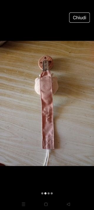Catenella per ciuccio personalizzato Liam