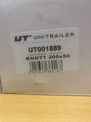 Zapatas Remolque Knott 200x50 UT001889