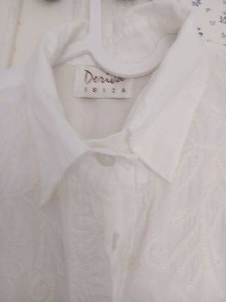 Vestido camisero ibicenco.