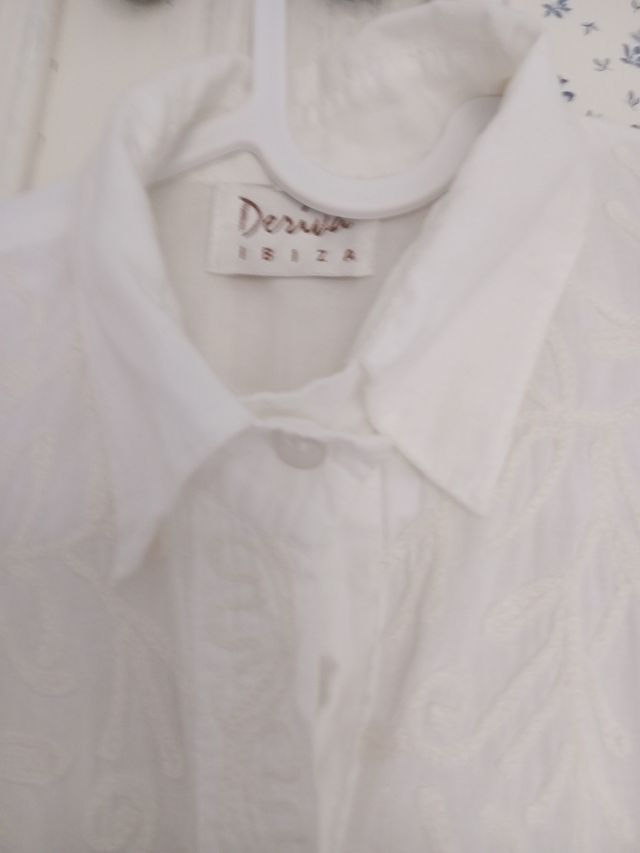 Vestido camisero ibicenco.