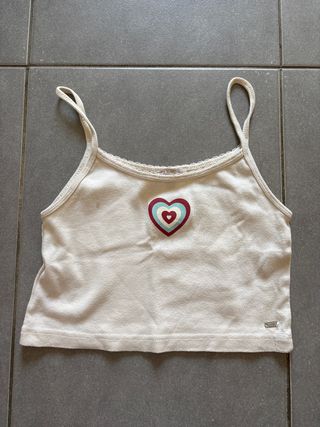 Crop top beige - Tirantes - Corazon