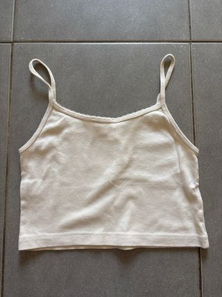 Crop top beige - Tirantes - Corazon