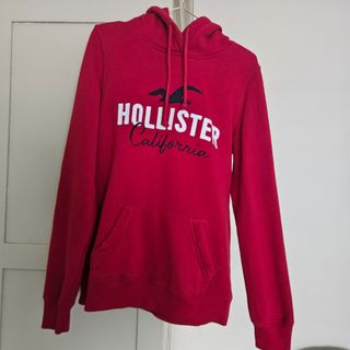 Sudadera Hollister roja talla S