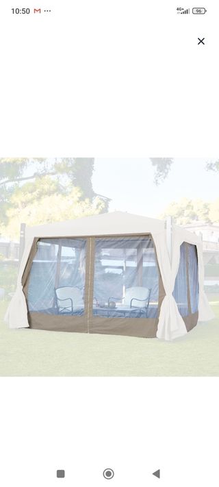 4 mosquiteras para carpa 3x3