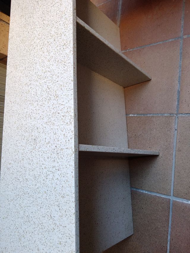 Banco exterior pequeño - blanco beige