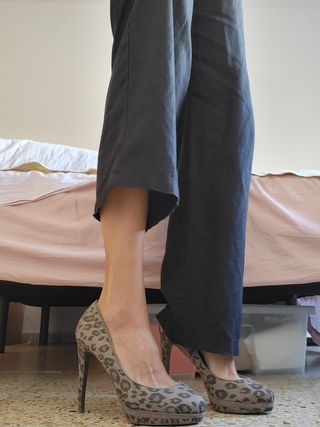 Zapatos Bershka leopardo