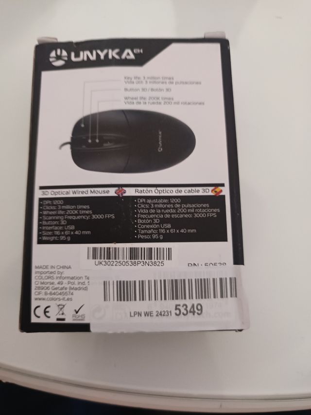 Ratón óptico UNYKA - 2 unid.