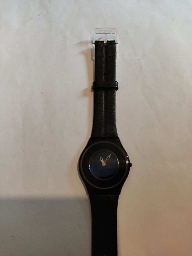 Swatch Skin Reloj - Azul y Negro