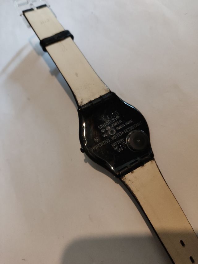 Swatch Skin Reloj - Azul y Negro