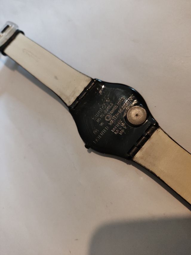 Swatch Skin Reloj - Azul y Negro