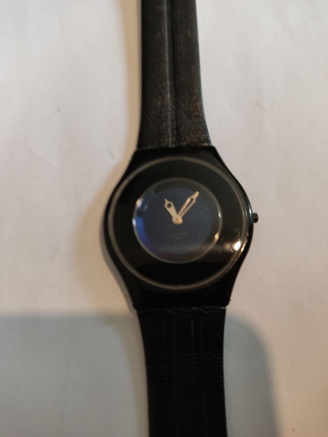 Swatch Skin Reloj - Azul y Negro