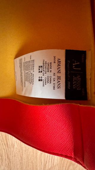 Bolso Armani Jeans Rojo