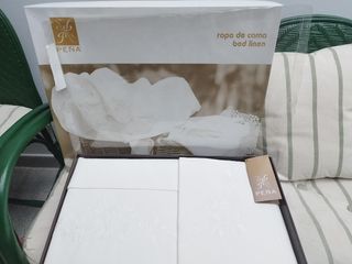 Sábanas Almagro - Semihilo Blanco 135 cm