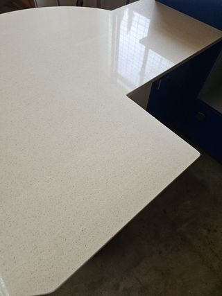 Cocina azul y blanca - Muebles de cocina