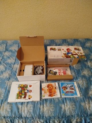 Nintendo 3DS Blanca - Super Mario 3D Land y juegos