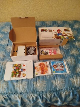 Nintendo 3DS Blanca - Super Mario 3D Land y juegos