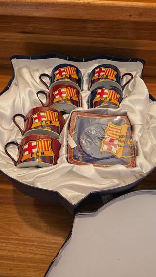 Juego café FC Barcelona (6 tazas