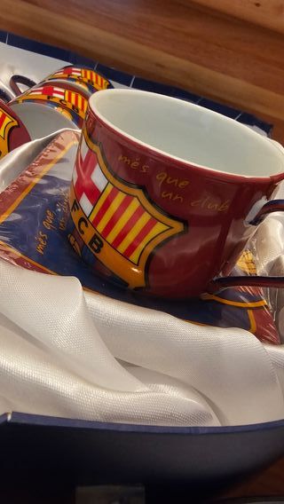 Juego café FC Barcelona (6 tazas