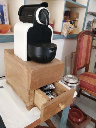 Portacapsule caffè in legno