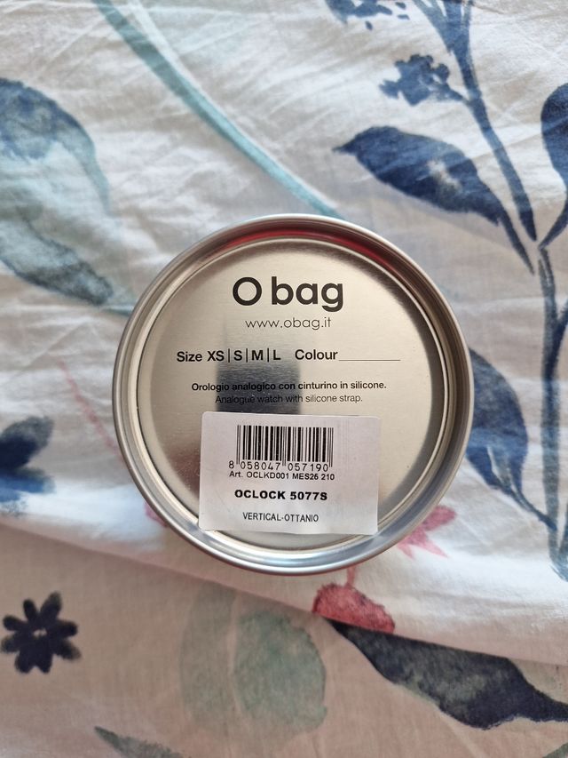 Orologio O Bag blu - nuovo