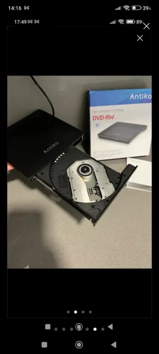 Grabadora Reproductor DVD USB 3.0