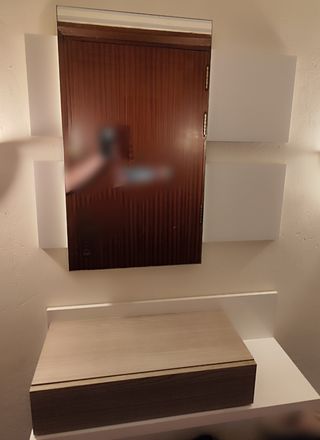 Mueble entrada con espejo
