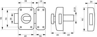 THIRARD 00047610 - Cerradura de puerta de entrada