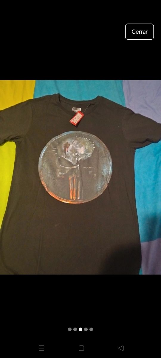 Camiseta Punisher Marvel - Talla M