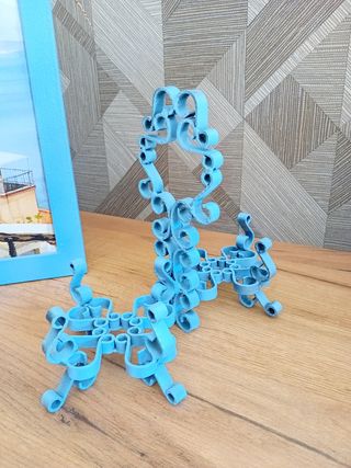 Confezione di portafoto con albero di limone e portaoggetti turchese