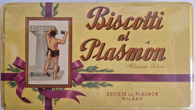 Scatola vintage in metallo anni 50/60