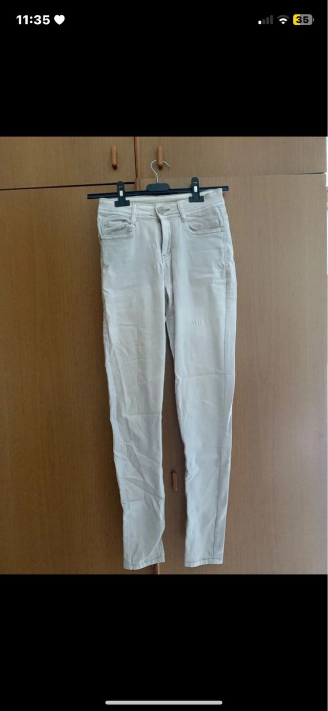 Jeans panna donna, tg.M