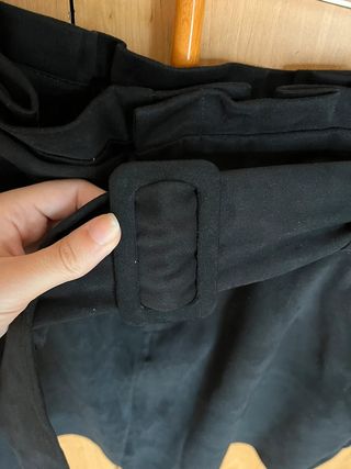 Falda Zara negra ante - L