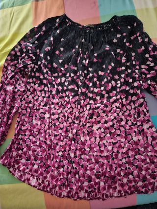 Blusa Massimo Dutti estampada M