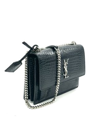 Bolso Saint Laurent Sunset negro