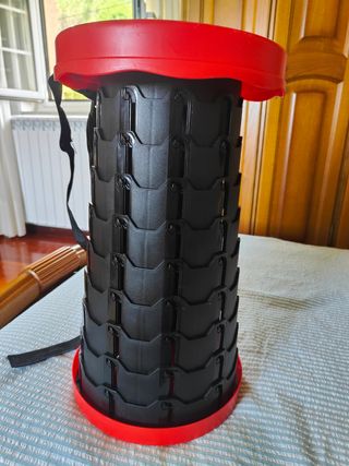 Taburete Plegable Portátil Rojo