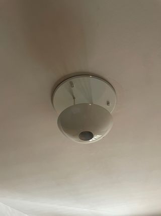 Lámpara blanca moderna