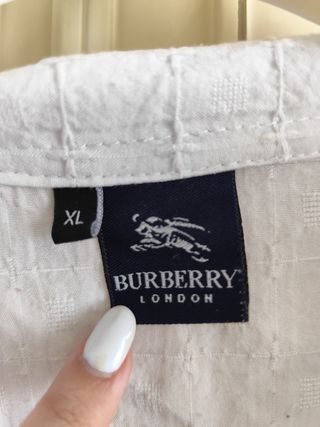 Camicia Burberry London bianca tg XL