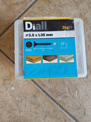 Tornillos Diall 3.5x35mm PH2