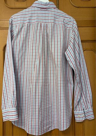Camisa Tommy Hilfiger de cuadros rojo y azul