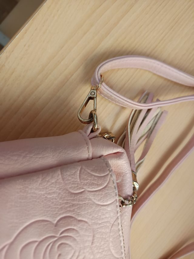 Bolso bandolera rosa