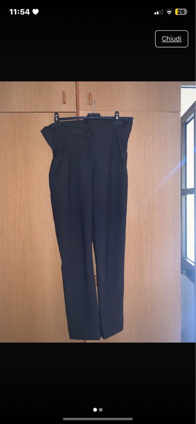 Pantaloni neri tg.L