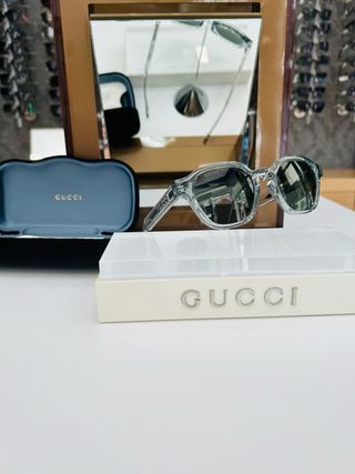 Gafas sol Gucci - Gris azulado
