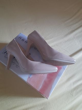 Tacones beige Chamby confort