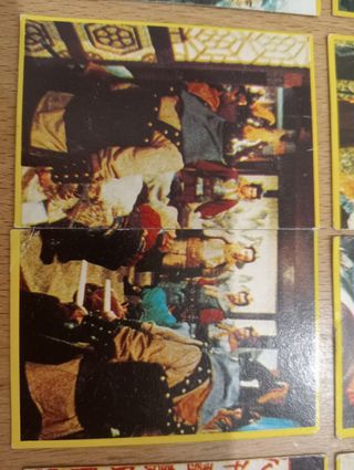Cromos LA FRONTERA AZUL (1978). 55 cromos.