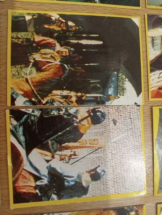 Cromos LA FRONTERA AZUL (1978). 55 cromos.