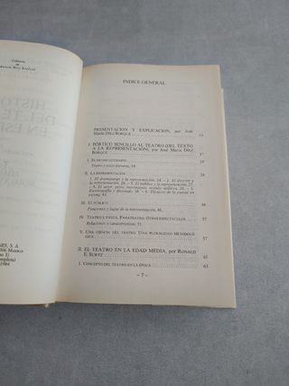 HISTORIA DEL TEATRO EN ESPAÑA. VV.AA. TOMO I: EDAD