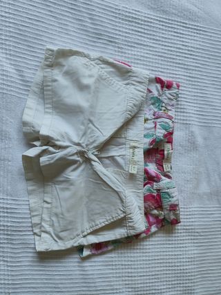 Shorts niña- 2 pantalones cortos