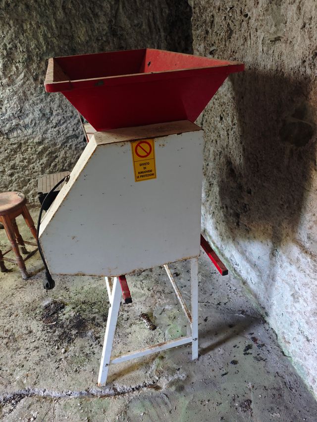 Estrujadora-despalilladora uvas